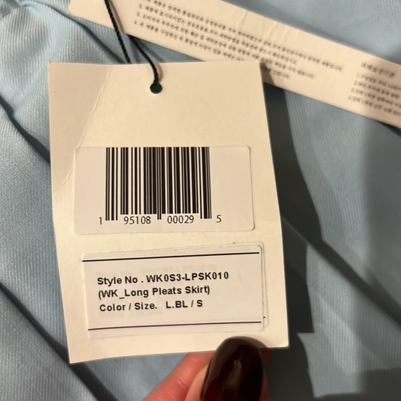 Wnderkammer Asymmetric Long Pleats Midi Skirt - Picture 13 of 13